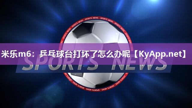 乒乓球台打坏了怎么办呢